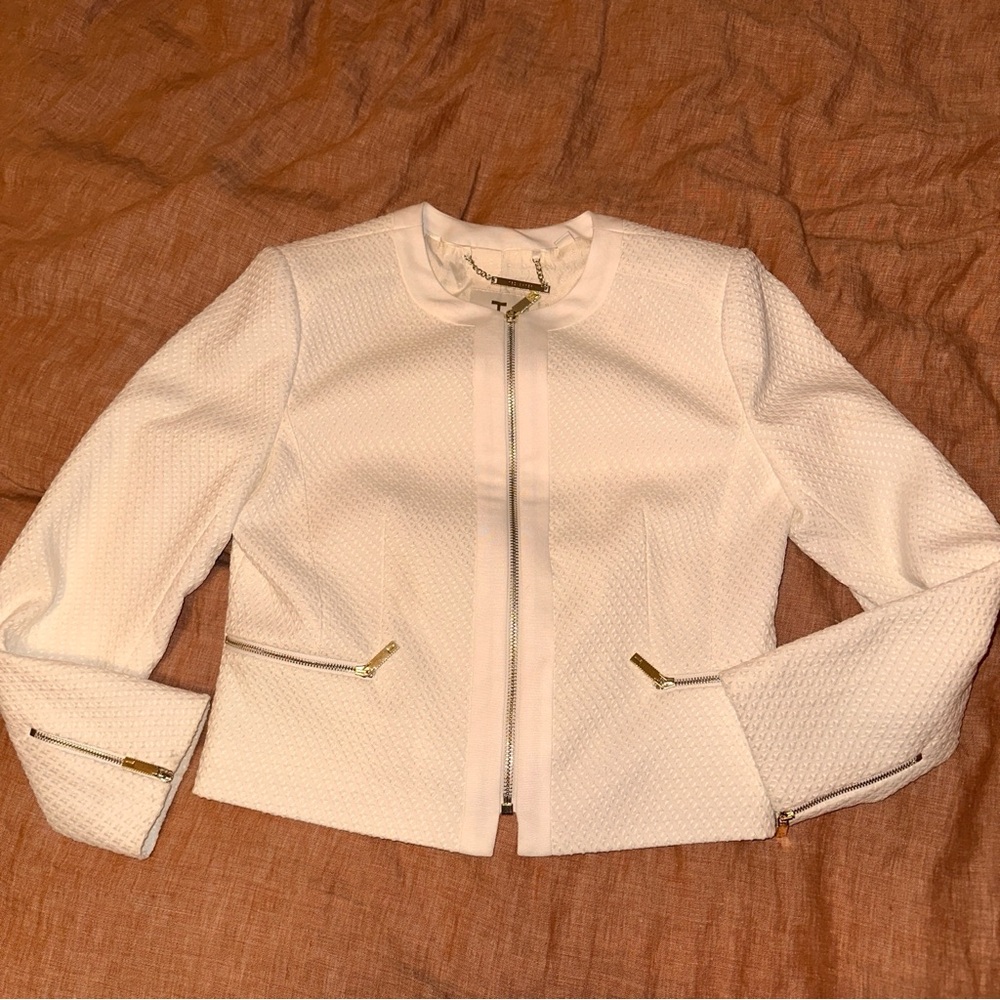 Ted Baker textured Taahra Zip-Front Women's blazer size 2